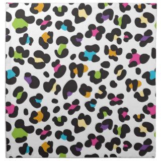 Colorful Cheetah Leopard Print Gifts for Teens Napkin