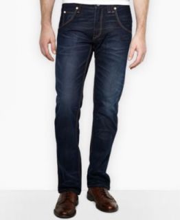 Levis 514 Straight Fit Jeans, Dark Blue Wash   Jeans   Men