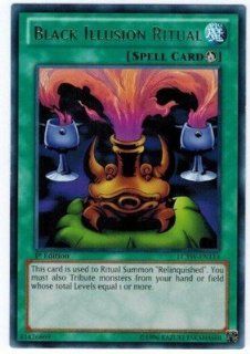 LCYW EN114 BLACK ILLUSION RITUAL: Legendary Collection III (1st class Shipping w/ Tracking + Protective Top loader) 1st Mint Rare YuGiOh Card: Toys & Games