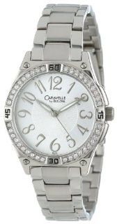 Caravelle by Bulova Women's 43L113 Swarovski Crystal Accented Bracelet Watch at  Women's Watch store.