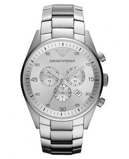 Emporio Armani Watch, Womens Chronograph Stainless Steel Bracelet 43mm AR5963   Watches   Jewelry & Watches