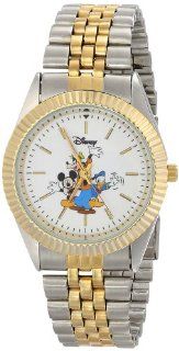 Disney Men's D104S775 Mickey Mouse and Friends Two Tone Bracelet Watch: Watches