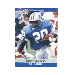 1990 Pro Set #102 Barry Sanders: Sports Collectibles
