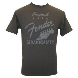 Fender Original Strat T Shirt, Charcoal, M: Musical Instruments