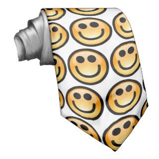 Smiley Face Custom Tie