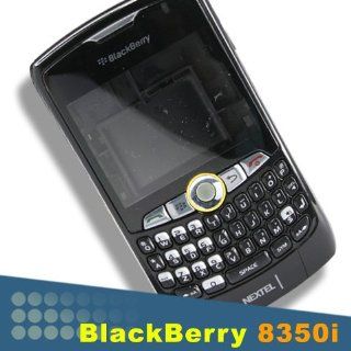 RIM BLACKBERRY CURVE 8350i 8350 BLACK FULL HOUSING FACEPLATE F: Cell Phones & Accessories
