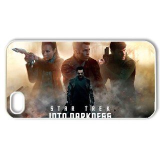DiyPhoneCover Custom The Movie "Star Trek into darkness" Printed Hard Protective White Case Cover for Apple iPhone 4,4s DPC 2013 12769: Cell Phones & Accessories