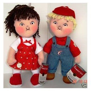Campbells Soup Kids Limited Edition Collectible Plush Dolls (2004): Toys & Games