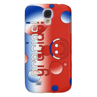 Gracias! Chile Flag Colors Pop Art Galaxy S4 Case