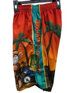 Authentic Lacrosse Gear Mesh Short Island Flow Monkey Palm Tree Size Youth Small : Athletic Shorts : Sports & Outdoors