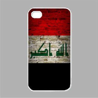 Flag of Iraq Brick Wall Design iPhone 5 White Case   Fits iPhone 5: Cell Phones & Accessories