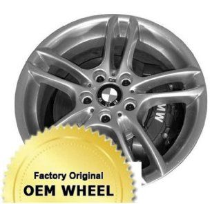 BMW 1 SERIES 18x7.5 5 DOUBLE SPOKES Factory Oem Wheel Rim  HYPER SILVER   Remanufactured: Automotive
