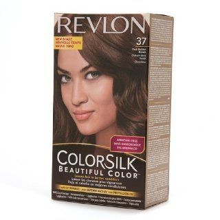 Revlon Colorsilk Beautiful Color, Dark Golden Brown 37 1 ea: Health & Personal Care