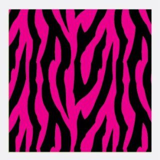 ZEBRA STRIPES PATTERN Pink and Black Craft Vinyl Decal Sheets 12"x12" Great for Scrapbooking, Crafts & Vinyl Cutters!: Everything Else