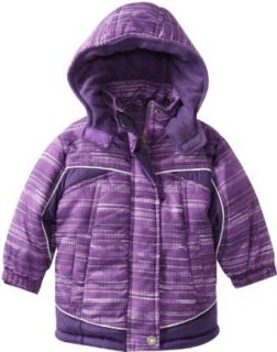 Pink Platinum Baby girls Digitalize Print Winter Puffer Jacket: Infant And Toddler Down Outerwear Coats: Clothing