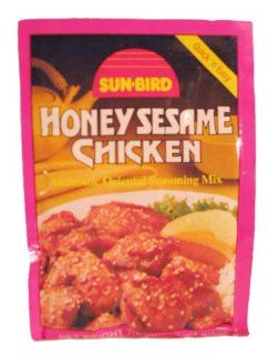 Sun Bird Honey Sesame Chicken Seasoning Mix .875 oz : Sesame Seeds Spices And Herbs : Grocery & Gourmet Food