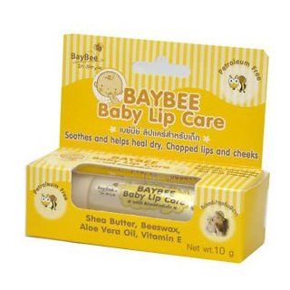 Baybee, lip care for baby (0.35 Oz tube), Petroleum free, Soothes and helps heal dry, Chapped lips and cheeks, Ingredient of Shea Butter, Beeswax, Aloe Vera Oil and Vitamin E : Baby Products : Baby