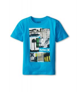 Hurley Kids Steez Tee Boys T Shirt (Blue)