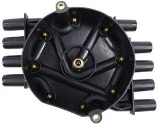 Evan Fischer EVA25472036357 Distributor Cap Black With 9 horizontal wire towers and aluminum contacts material Does not include vent Screw on attachment: Automotive