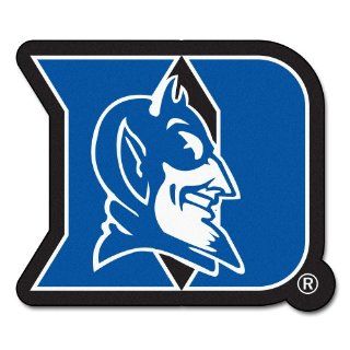 FANMATS NCAA Duke University Blue Devils Nylon Face Mascot Rug: Automotive