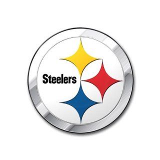 Pittsburgh Steelers 3D COLOR Chrome Auto Emblem Home Decal NFL Football : Sports Fan T Shirts : Sports & Outdoors