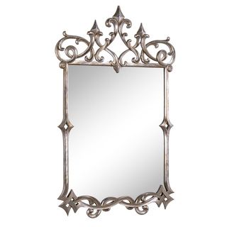 Christopher Knight Home Antique Silver Framed Mirror