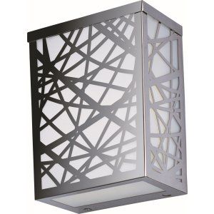 ET2 Lighting ET2 E21333 61PC Polished Chrome Inca LED Small Outdoor Wall Sconce