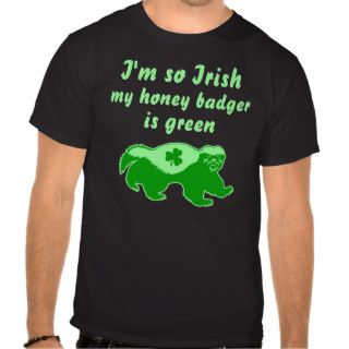Green Honey Badger T Shirts