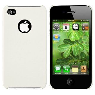CommonByte New Ultra Thin Hard White Rubber Matte Hard Case Cover for iPhone 4G 4S 4GS: Cell Phones & Accessories