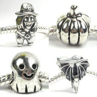 " Halloween Theme Set " Charm for Pandora Chamilia Kay's Troll European Story Charm Bracelets: Jewelry