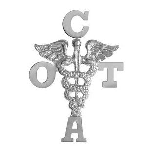 NursingPin   Certified Occupational Therapy Assistant COTA Graduation Pin   Silver: Jewelry