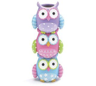 Shop Whimsical 3 Tiered Owl Vase Adorable Home Decor at the  Home Dcor Store