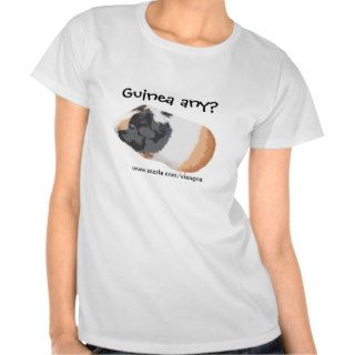 Funny Guinea Pig Picture T Shirts