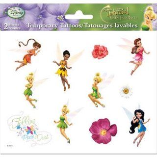 (6x6) Disney Fairies Tinker Bell Temporary Tattoos   Prints