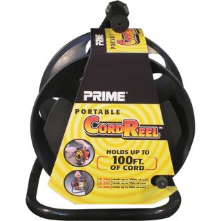Prime Wire & Cable Portable Cord Reel with Metal Stand — Model# CR003000  Cord Reels