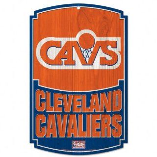 NBA Cleveland Cavaliers 11 By 17 Inch Traditional Look Wood Sign : Sports Fan Decorative Plaques : Sports & Outdoors