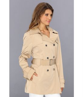 Calvin Klein Belted Trench Coat w/ Removable Hood CW442840