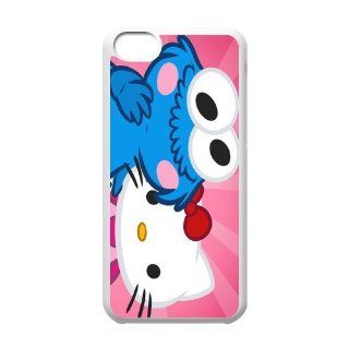 Unique Art Lovely Cookie Monster Customized Special DIY Case for iPhone 5C: Cell Phones & Accessories