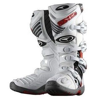 AXO motocross AXO PRIME boots size: 10 White: Sports & Outdoors