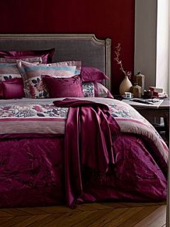 Yves Delorme Impress rubino bed linen