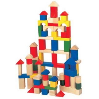 Maxim Color/Natural Building Blocks 100 Piece Set