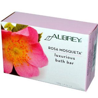 Aubrey Organics Bath Bar, Luxurious: Rosa Mosqueta 4 oz (118 g): Health & Personal Care