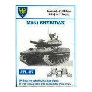 Friulmodel ATL87 135 M551 Sheridan Metal Track Set plus Sprockets & Idlers Toys & Games
