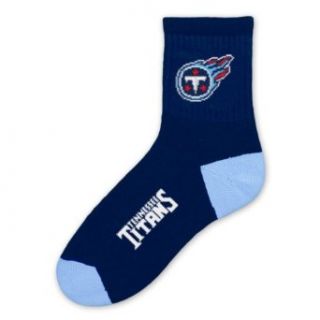 NFL Tennessee Titans Men's Team Quarter Socks, Large : Sports Fan Socks : Clothing