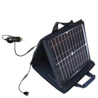 Google Chromecast compatible SunVolt Portable High Power Solar Charger by Gomadic   Outlet  speed charge for multiple gadgets: Cell Phones & Accessories