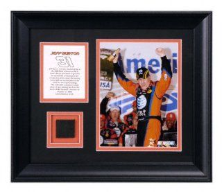 Jeff Burton   2008 Lowes   Framed 6x8 Photograph with Tire : Sports Fan Photographs : Sports & Outdoors