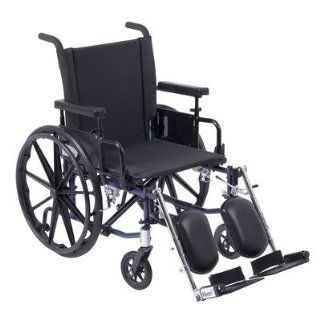 FreeLander Hemi Height Wheelchair Seat Size: 20" x 16", Legrests: Elevating: Health & Personal Care