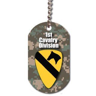 United States 1st Cavalry Division Dog Tag   Support The United States Military Today!: Sports & Outdoors