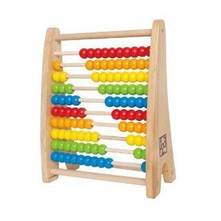 Toy / Game Colorful Wooden Hape Rainbow Bead Abacus   Young Minds Can Learn Numbers And Counting Skills: Toys & Games