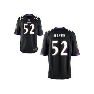 Ray Lewis Black Jersey Baltimore Ravens NFL Jersey (Alphabet Number Is Sewn)size 48 X large : Sports Fan Jerseys : Sports & Outdoors